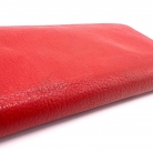 Cartera Miu Miu en cuero martillado rojo