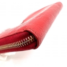 Cartera Miu Miu en cuero martillado rojo