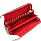 Cartera Miu Miu en cuero martillado rojo