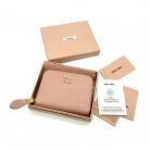 Portafoglio Miu Miu in pelle saffiano
