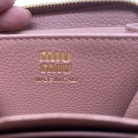 Portafoglio Miu Miu in pelle saffiano
