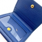 Cartera Monederito Prada azul marino
