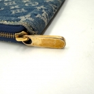 Louis Vuitton denim zippy wallet