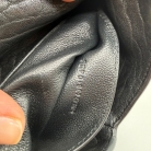 Cassandra Saint Laurent in pelle di vitello nera