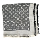 Sciarpa Monogram Louis Vuitton grigio