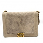 Chanel boy suede