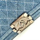 Chanel boy flap denim XL