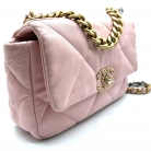 Chanel 19 in pink leather