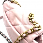 Chanel 19 in pink leather