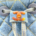 Chanel denim with tortoiseshell handles
