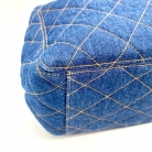 Chanel denim with tortoiseshell handles