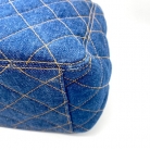 Chanel denim with tortoiseshell handles