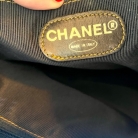 Chanel denim with tortoiseshell handles