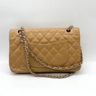 Chanel double flap beige