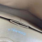 Chanel double flap beige