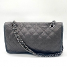 Chanel gray caviar leather