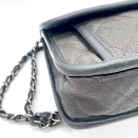 Chanel gray caviar leather