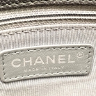 Chanel gray caviar leather