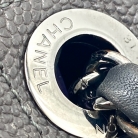 Chanel gray caviar leather