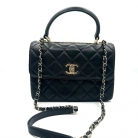 chanel trendru top handle flap bag