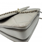 Chanel Trendy CC Top Handle in pelle grigia