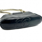 Chanel vintage black leather