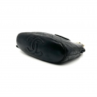 Chanel vintage black leather