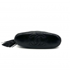 Chanel vintage black leather