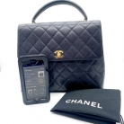 Chanel vintage in pelle caviale