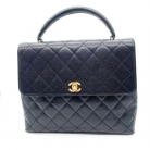 Chanel vintage in pelle caviale