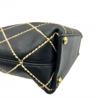 Chanel Wild Stitch cuero negro