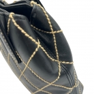 Chanel Wild Stitch cuero negro