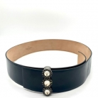 Cinturón ancho Valentino con “perlas”