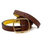 Bicolor Burberry belt