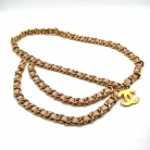 cinturon cadena chanel