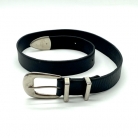 Cintura in pelle nera Celine