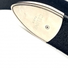 Cintura in pelle nera Celine