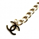 Cinturón Chanel con pedrería