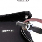 Cinturón Chanel reversible con hebilla CC