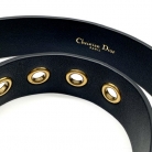 Cintura in pelle nera Dior
