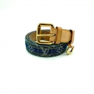 louis vuitton denim belt
