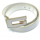 Cintura Gucci bianca