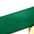 cinturón Gucci con hebilla de pedrería