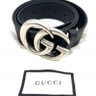 CINTURONE GUCCI IN CUOIO NERO