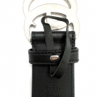 CINTURONE GUCCI IN CUOIO NERO