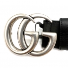 CINTURONE GUCCI IN CUOIO NERO