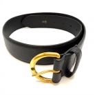 cintura Gucci in pelle nera