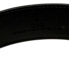 cintura Gucci in pelle nera