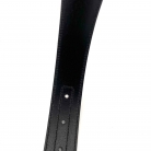 Cintura Gucci pelle nera fibbia metalo colore argento interlocking