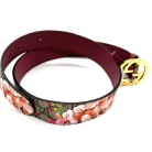 Cinturón Gucci floreado